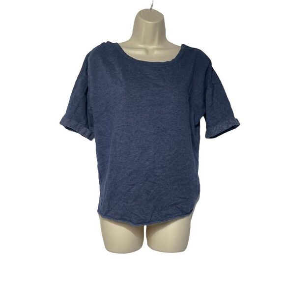 Victoria’s Secret Women’s Short Sleeve Sweatshirt w/ Open Tie Back Size S/P - Picture 1 of 10